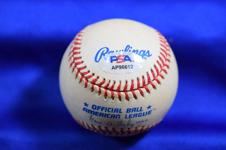 Jim Rice PSA DNA Coa Autograph American League OAL Signed Baseball Red Sox
