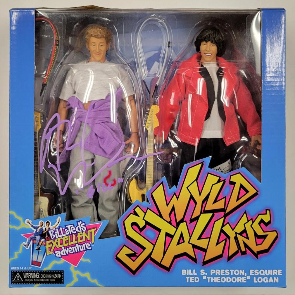 Alex Winter "Bill" signed Bill & Ted's "Wyld Stallyns" NECA Figure auto BAS
