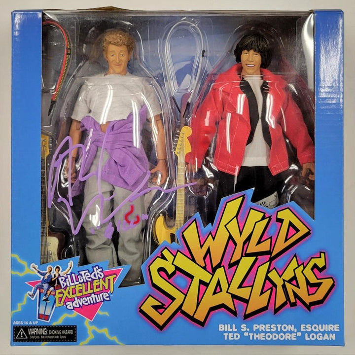 Alex Winter "Bill" signed Bill & Ted's "Wyld Stallyns" NECA Figure auto BAS