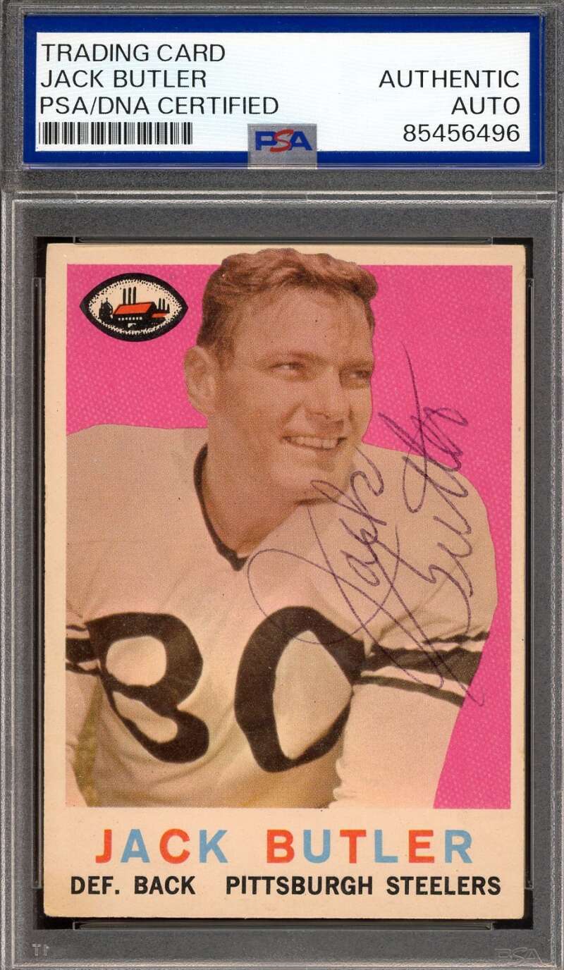 Jack Butler PSA DNA Signed 1959 Topps Autograph