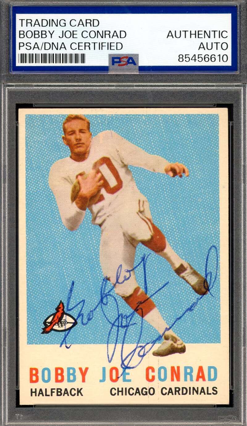 Bobby Joe Conrad PSA DNA Signed 1959 Topps Rookie Autograph