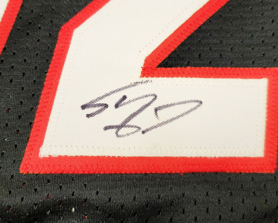 Miami Heat Shaquille Shaq O'Neal Signed Black Jersey The Diesel Beckett