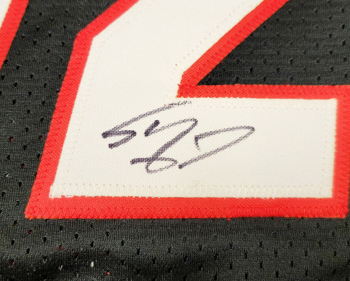 Miami Heat Shaquille Shaq O'Neal Signed Black Jersey The Diesel Beckett