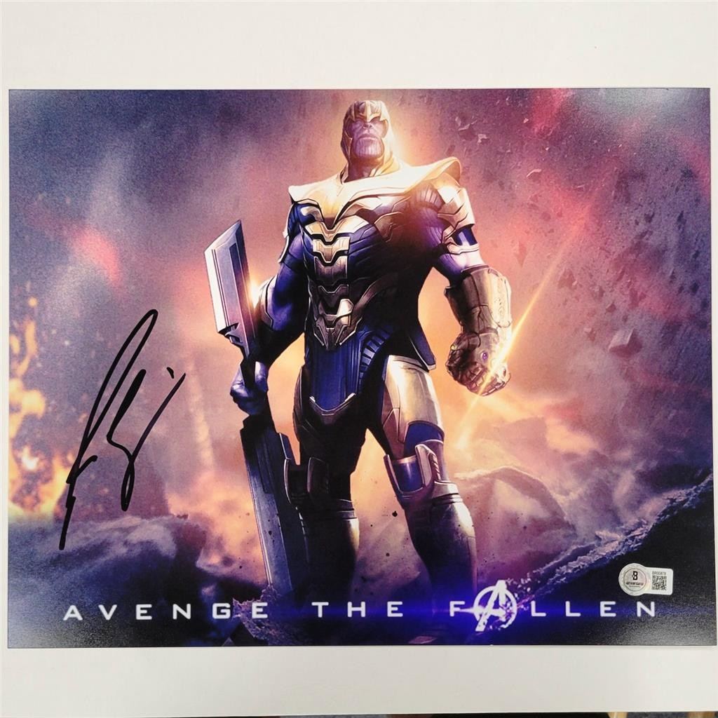 Josh Brolin signed Thanos 11x14 photo Marvel Avengers autograph ~ Beckett BAS