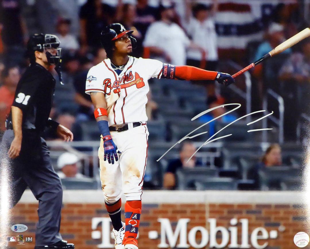 Ronald Acuna Jr. Signed 16x20 Photo Atlanta Braves Beckett BAS