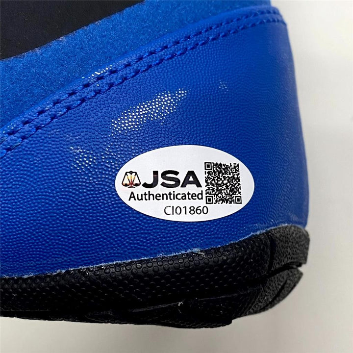 Manny Pacquiao signed Nike Boxing Blue Training Right Shoe autograph (A) ~ JSA