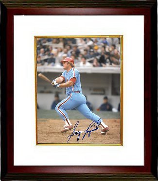 Greg Luzinski signed Philadelphia Phillies 8x10 Photo Custom Framed