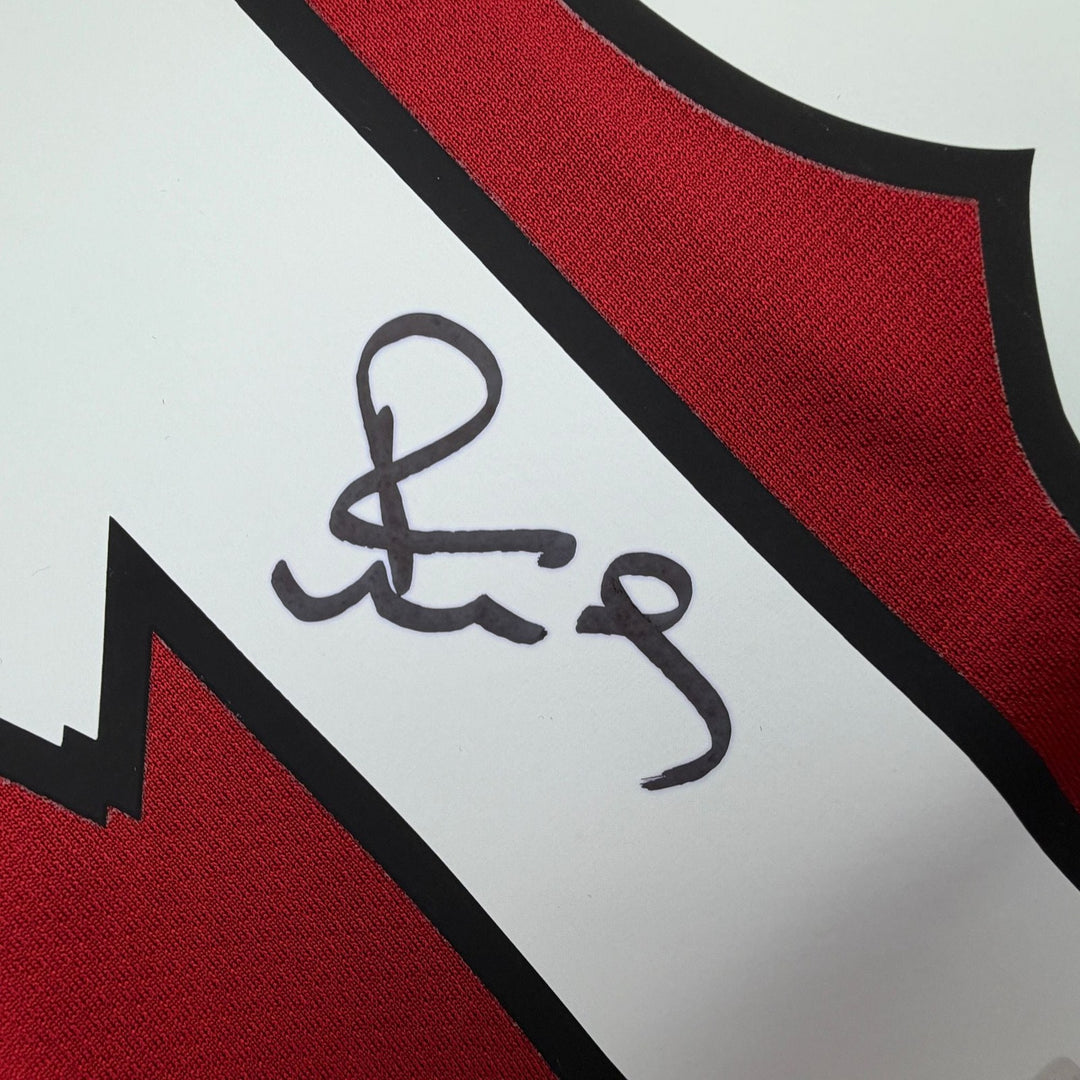 Autographed/Signed Paul Scholes Manchester United Maroon Jersey Beckett COA