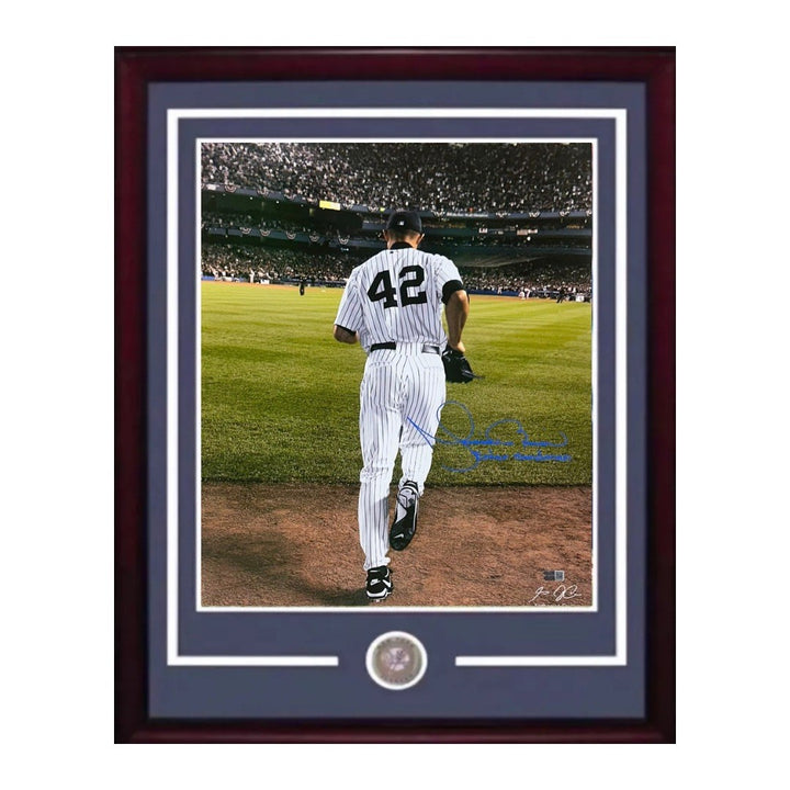 Mariano Rivera Yankees Signed 16x20 Framed Causi Photo Sandman Auto Steiner HOF