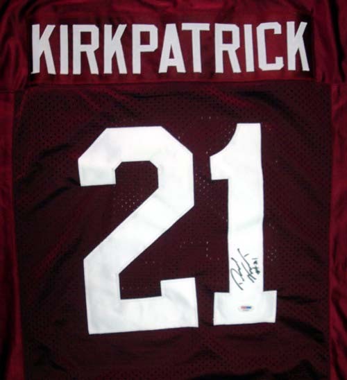 Alabama Crimson Tide Dre Kirkpatrick Signed Red Jersey PSA/DNA RookieGraph