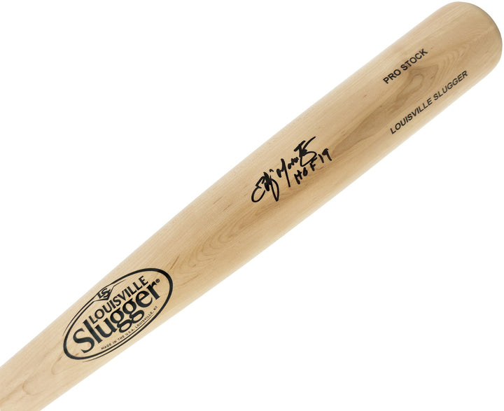Edgar Martinez Auto Blonde Louisville Slugger Pro Stock Bat Mariners Beckett Wit