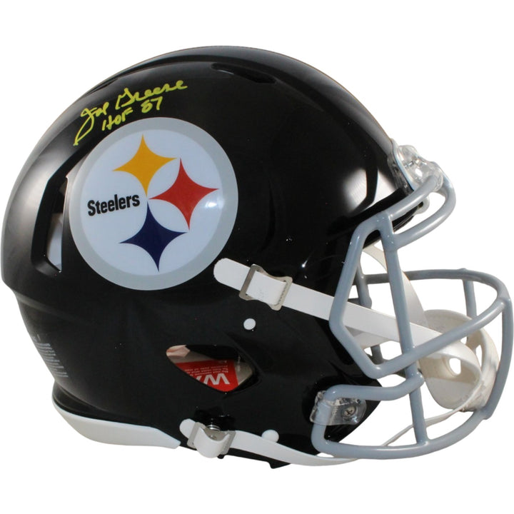 Joe Greene Autographed Pittsburgh Steelers Authentic TB Helmet Beckett WIT 56955
