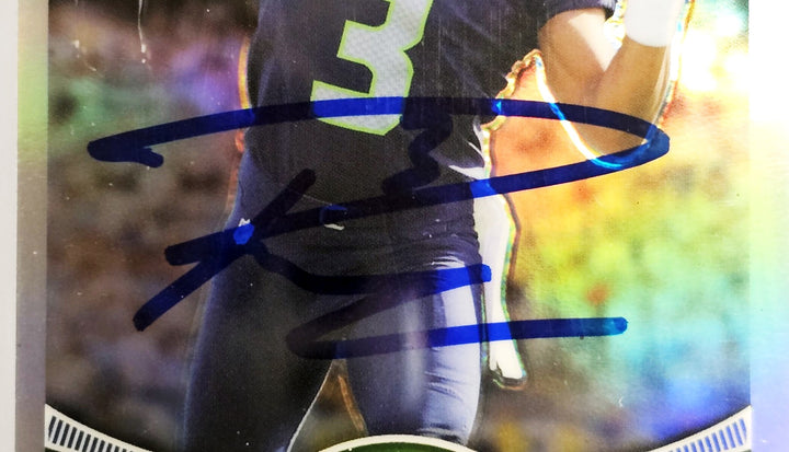 Russell Wilson Signed 2012 Topps Chrome Refractor RC 40 BGS 9 Sig 10 Beckett
