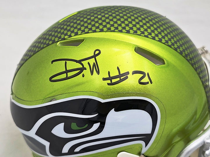 Devon Witherspoon Signed Seattle Seahawks Flash Green Speed Mini Helmet MCS Holo