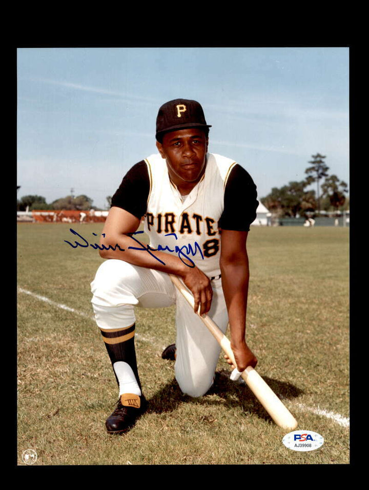 Willie Stargell PSA DNA Coa Signed 8x10 Photo Pirates Autograph