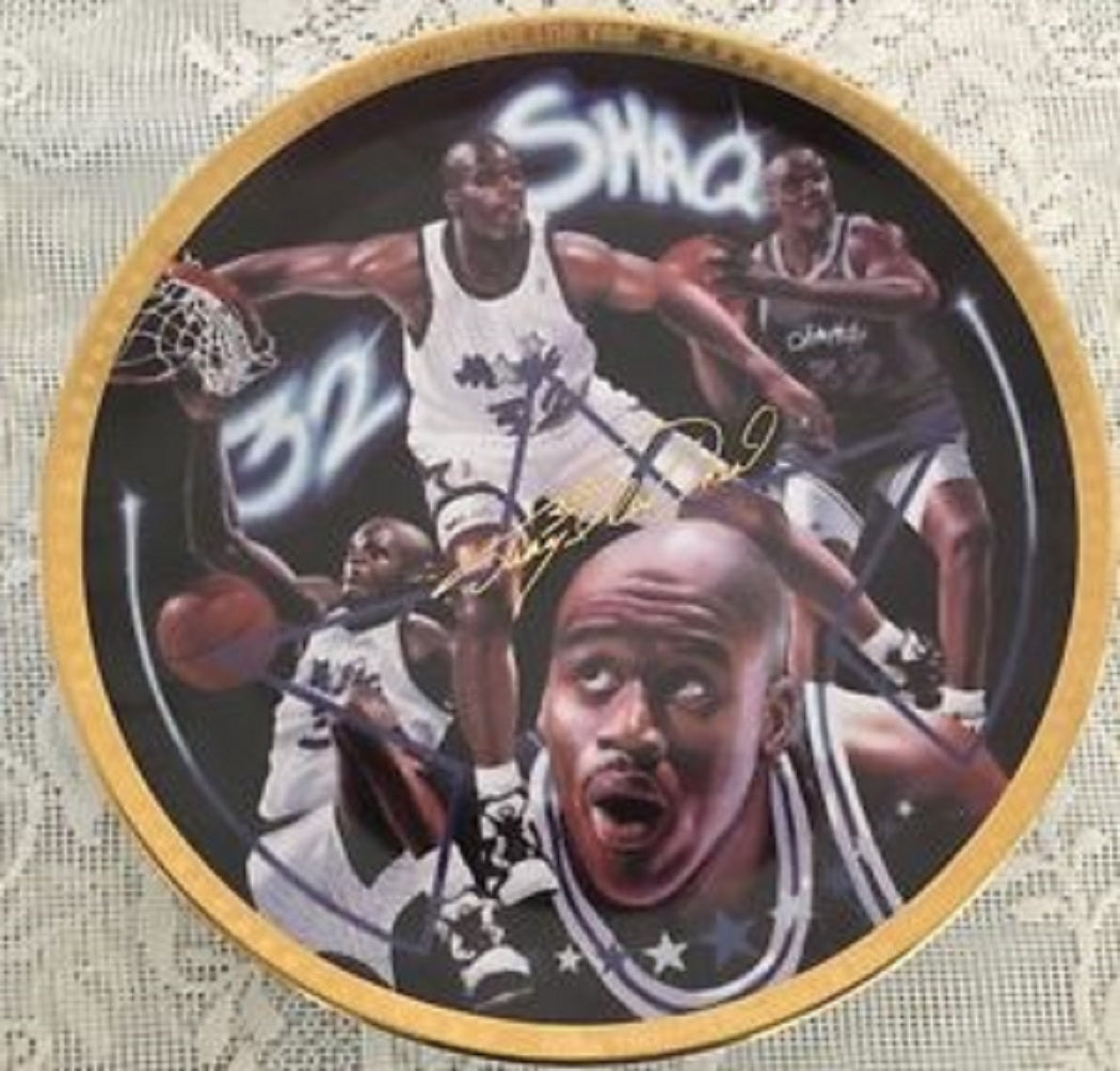 Shaquille O'Neal Shaq Signed Terrence Fogarty Oil canvas painting auto 1/1