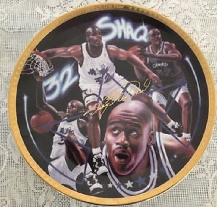 Shaquille O'Neal Shaq Signed Terrence Fogarty Oil canvas painting auto 1/1