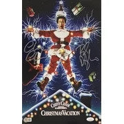 Chevy Chase Beverly D'Angelo Signed 11x17 Christmas Vacation Photo BAS+JSA
