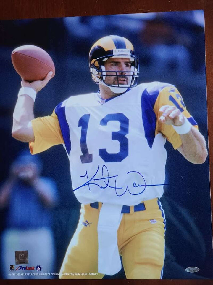 Kurt Warner JSA Signed Coa 16x20 Autograph Photo Rams