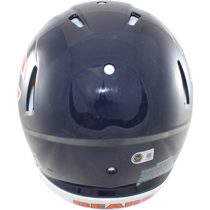 Luther Burden Autographed Chicago Bears Authentic Helmet Beckett WIT 58329
