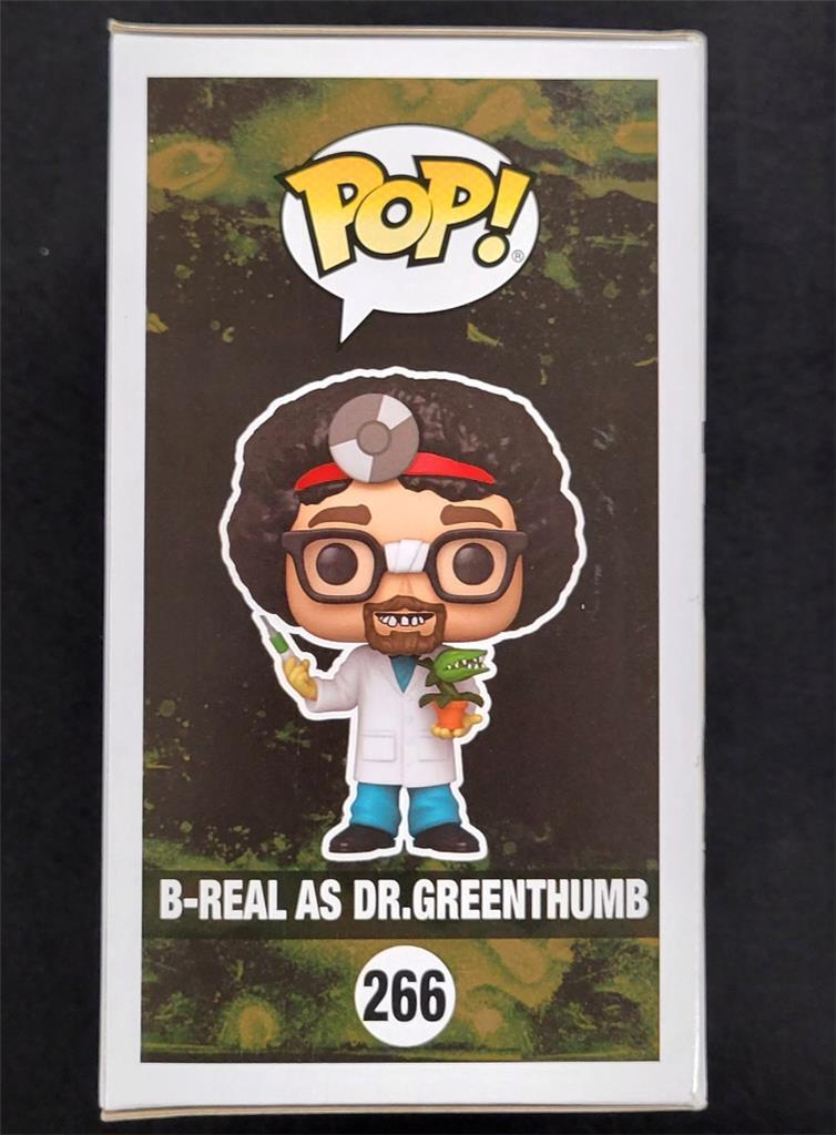 B-Real "Dr. Greenthumb" inscription Cypress Hill signed Funko Pop ~ Beckett BAS