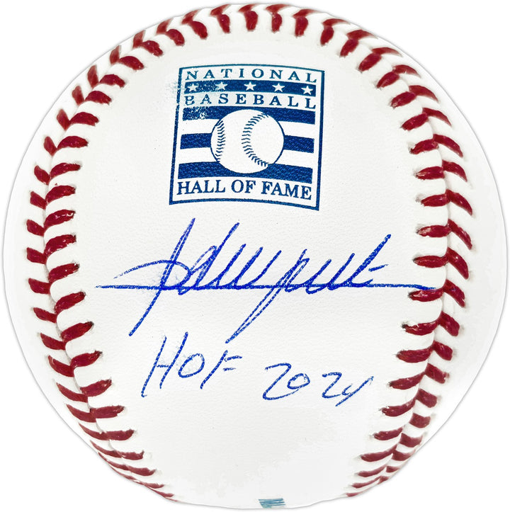 Adrian Beltre Signed HOF Logo MLB Baseball Texas Rangers Beckett Wit