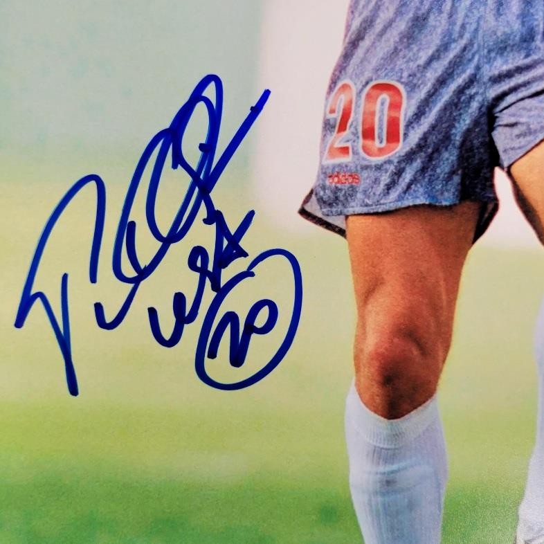 Paul Caligiuri signed USA 8.5x11 photo 1994 World Cup autograph Beckett BAS