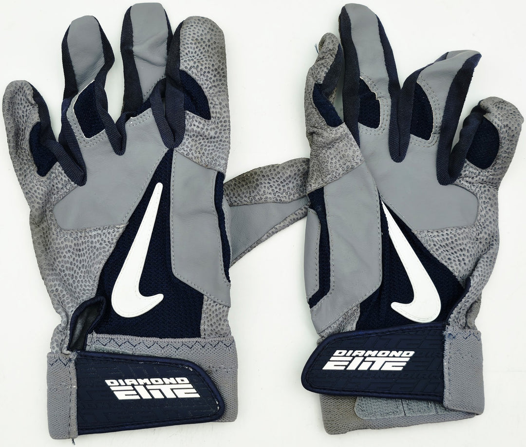 Robinson Cano Signed Blue & Gray Nike Diamond Elite Game Used Batting Gloves