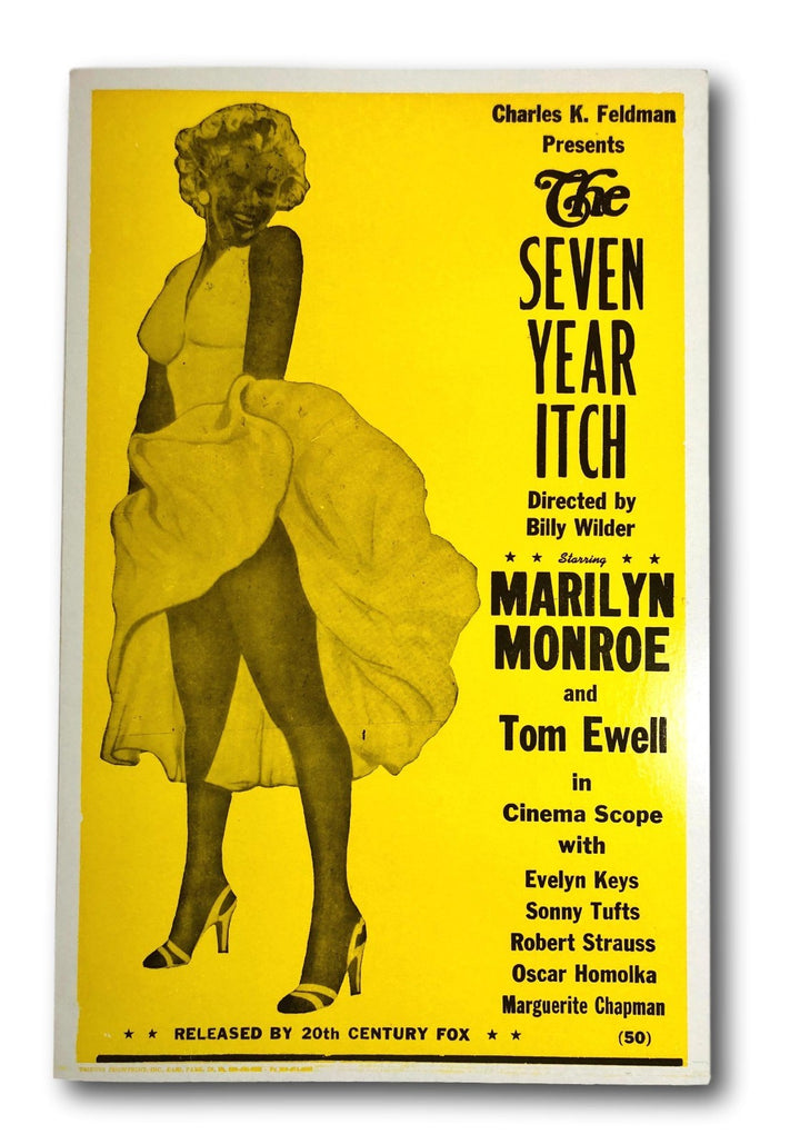 Marilyn Monroe Vintage "The Seven Year Itch" 14x22 Tribute Poster Movie