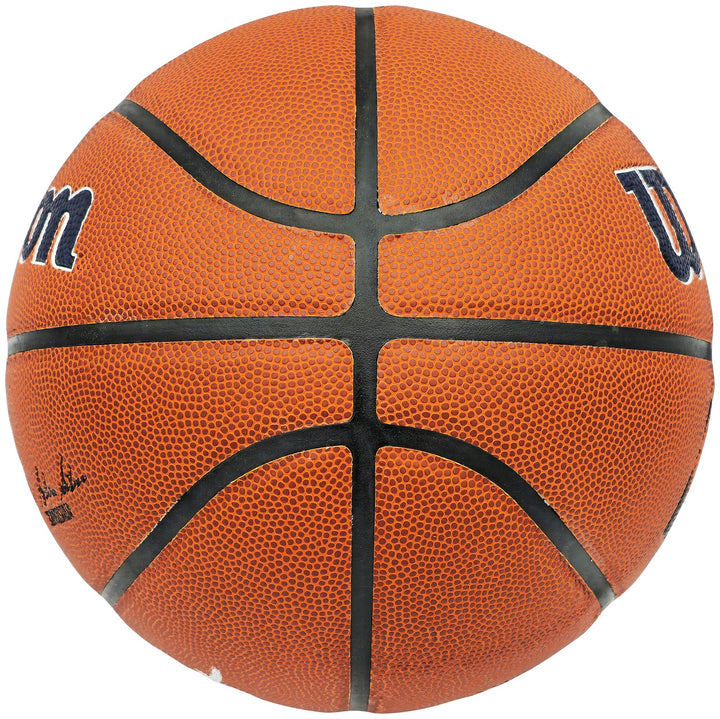Steve Nash Signed Composite Leather Phoenix Suns Logo Basketball Beckett Witness