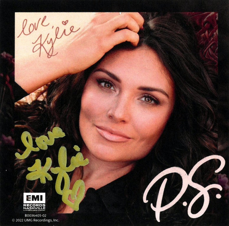 Kylie Morgan Signed 2022 P.S. EP Art Card with Album Cover Booklet /CD/Case– COA
