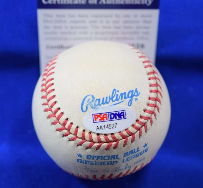 Yogi Berra PSA DNA Autograph American League OAL Signed Baseball 2