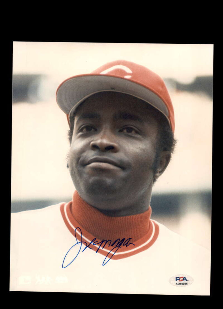 Joe Morgan PSA DNA Signed 8x10 Photo Autograph Reds