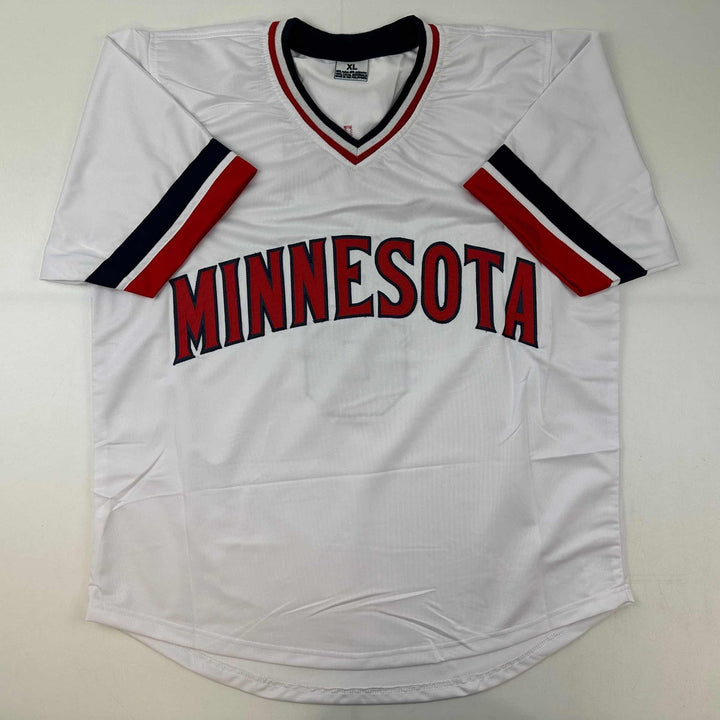Autographed/Signed Tony Oliva Minnesota White Jersey Beckett BAS COA