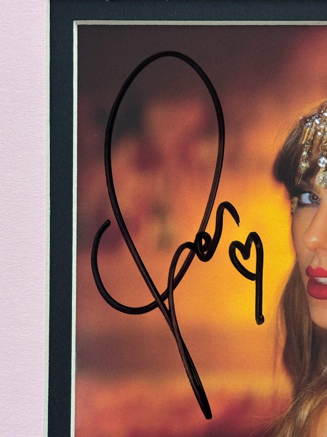 Taylor Swift Autographed Life Of A Showgirl CD Framed Album JSA COA Signed Photo
