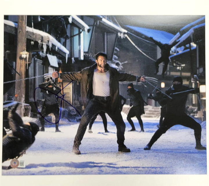 Hugh Jackman signed Wolverine 11x14 Photo #3 Marvel X-Men autograph Beckett BAS