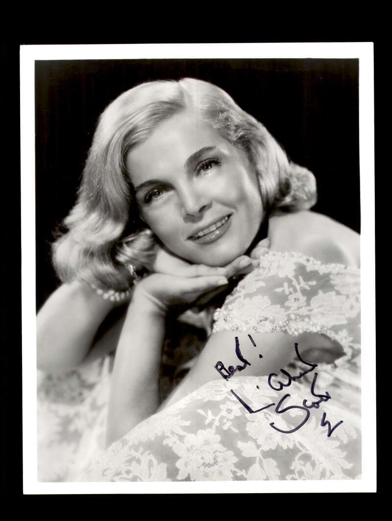 Lizabeth Scott JSA Coa Signed 8x10 Photograph Autograph