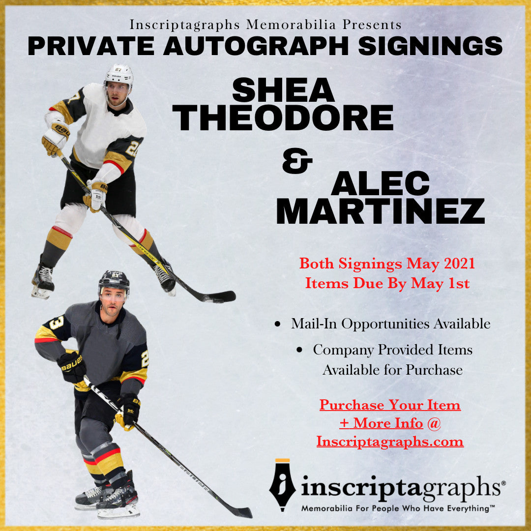 Alec Martinez Autographed Vegas Golden Knights 11x14 Photo COA Lake Tahoe Signed