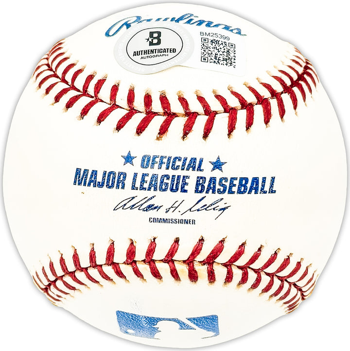 Stan Galle Autographed MLB Baseball Washington Senators Beckett QR #BM25399