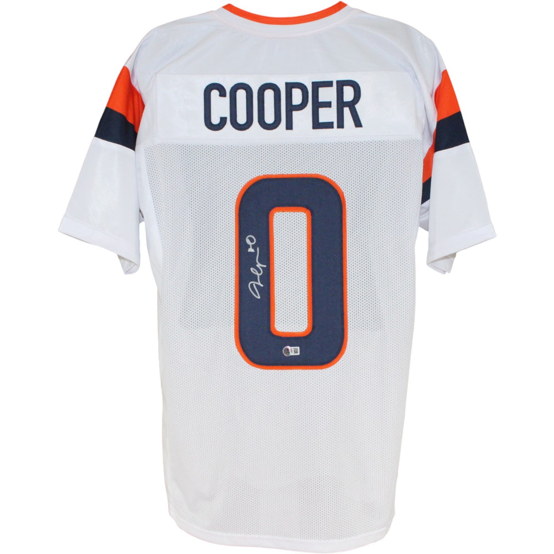 Jonathon Cooper Autographed/Signed Pro Style XL White Jersey Beckett WIT 52834