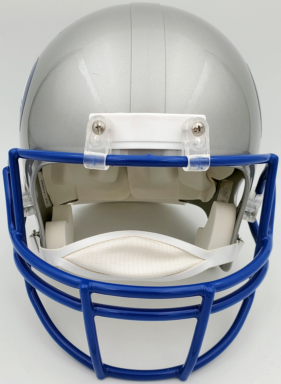 Warren Moon Auto Seahawks Full Size Gray Rep Throwback Helmet HOF 06 MCS Holo