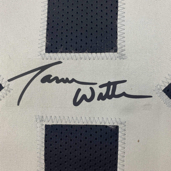 Facsimile Autographed Jason Witten Las Vegas Black Reprint Jersey Size Men's XL
