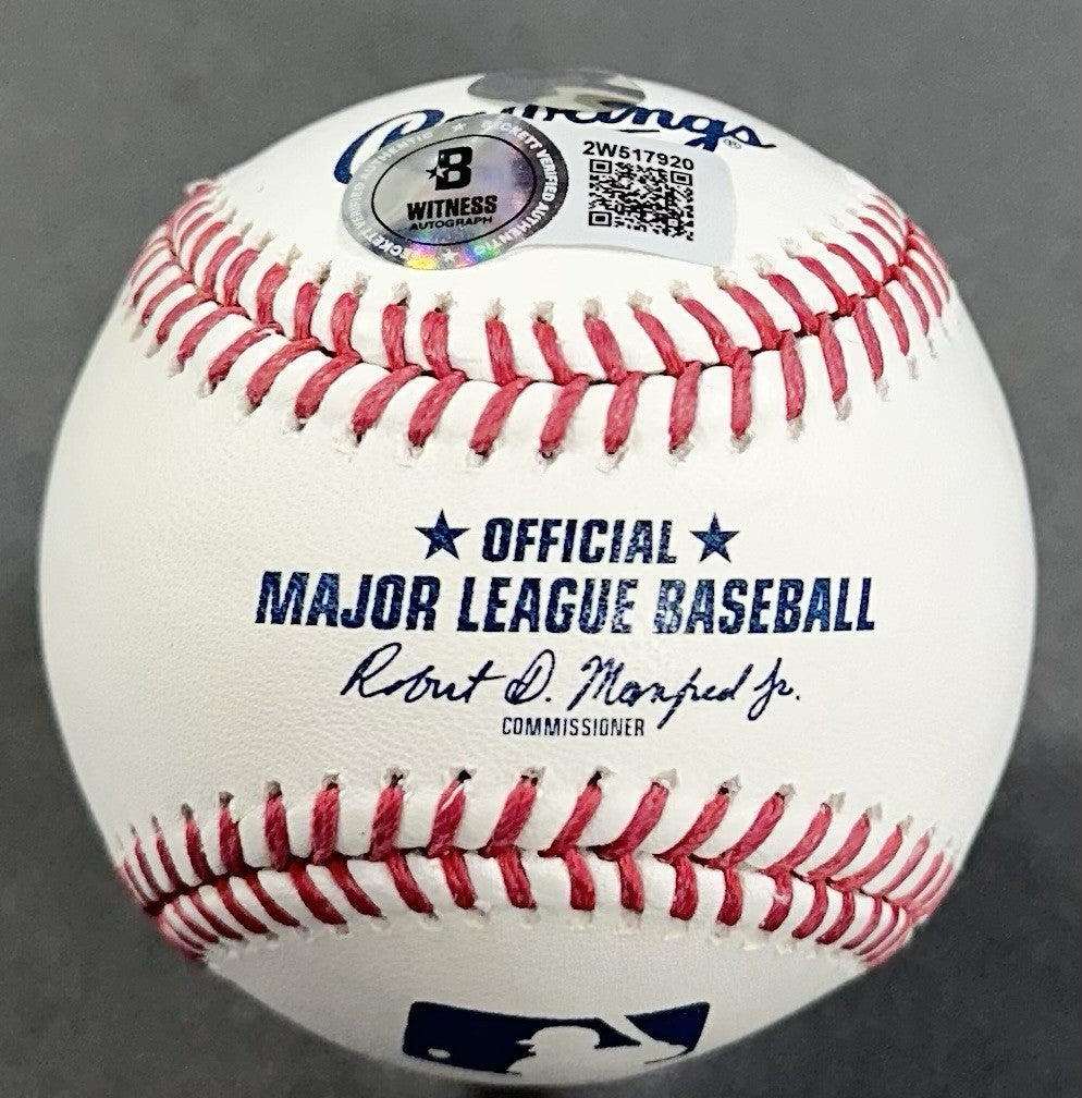 Ichiro Suzuki Signed Official MLB Baseball Mariners HOF 25 Autograph BAS COA