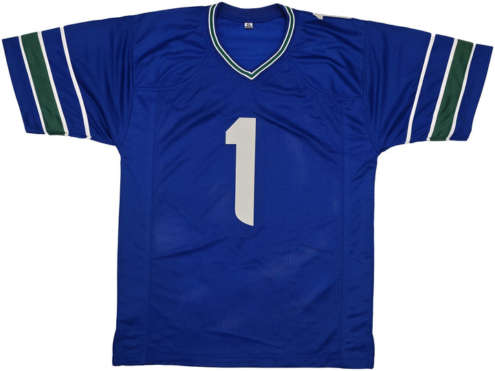 Seattle Seahawks Pete Carroll Signed Blue Jersey Beckett