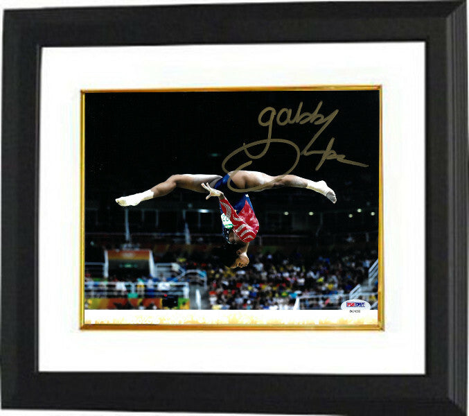 Gabby Douglas signed 2016 Rio Olympics Framed 8x10 Photo-Team USA GOLD - PSA ITP
