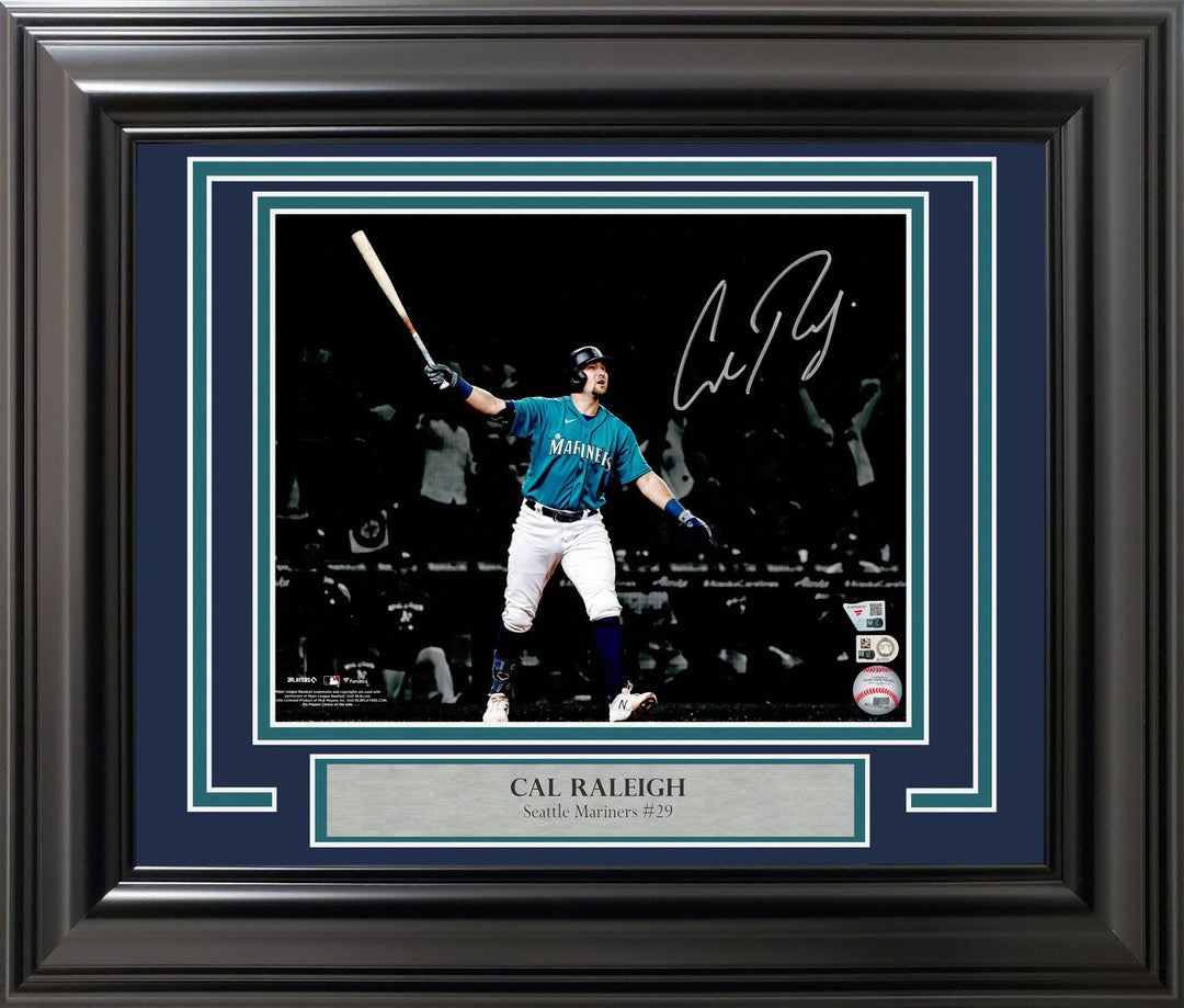 Cal Raleigh Signed 11x14 Photo Mariners Drought Ending Fanatics & MLB Holo