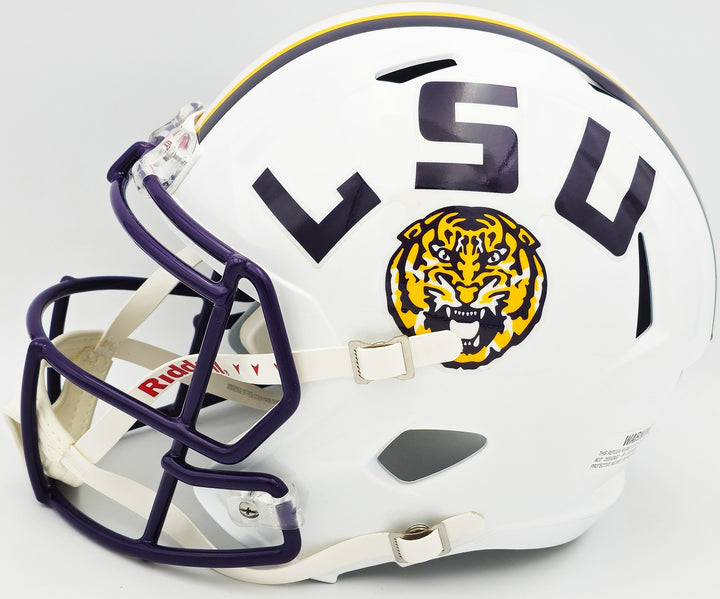 Odell Beckham Jr. Auto LSU Tigers White Full Size Speed Replica Helmet Beckett