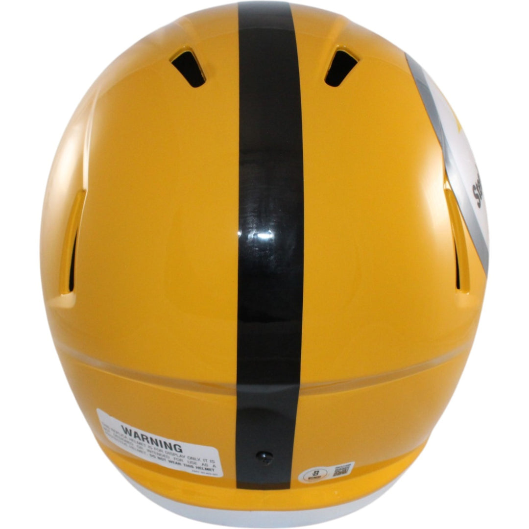 Jerome Bettis Autographed Pittsburgh Steelers F/S 25 Alt Helmet Beckett W 55278
