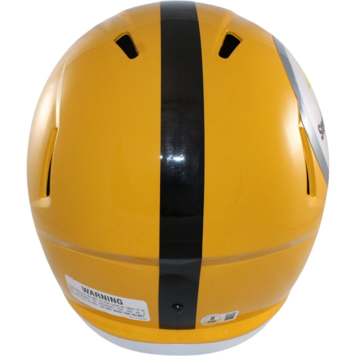 Jerome Bettis Autographed Pittsburgh Steelers F/S 25 Alt Helmet Beckett W 55278