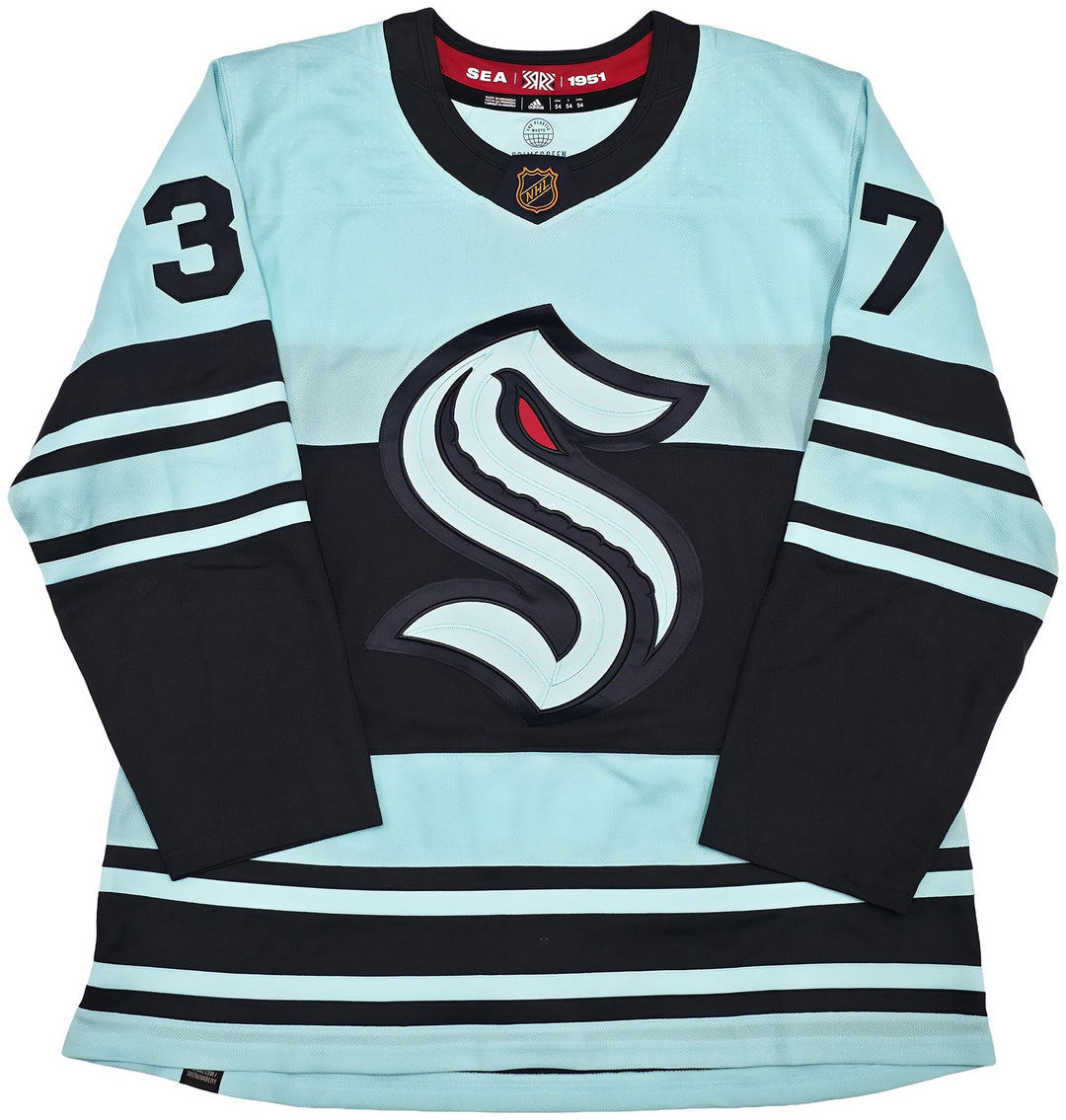 Kraken Yanni Gourde Blue, Green Adidas Primegreen Reverse Retro Jersey Fanatics
